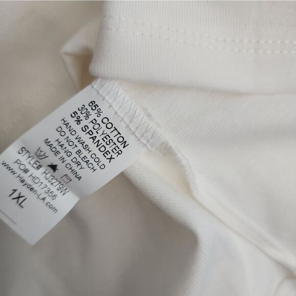 Hayden los Angeles short sleeve babydoll blouse new with tags - Picture 2 of 9